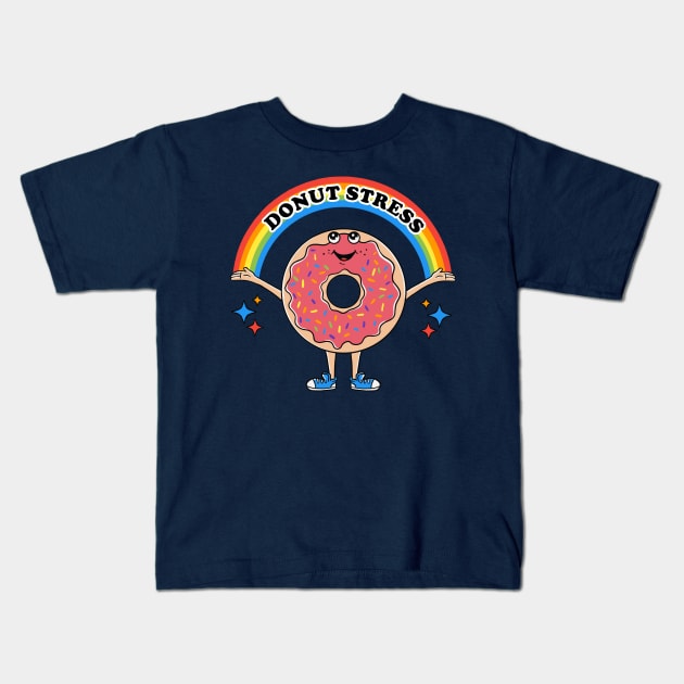 Donut Stress Kids T-Shirt by coffeeman